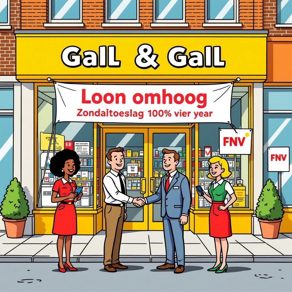 gall & gall stopt escalatie: loon omhoog en zondagtoeslag blijft 100% vier jaar