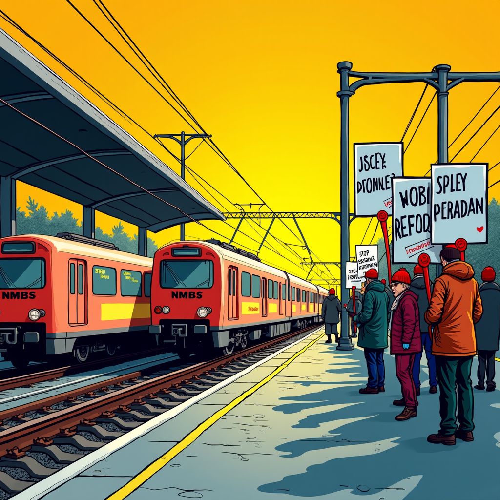 major rail disruption hits belgium starting march 9