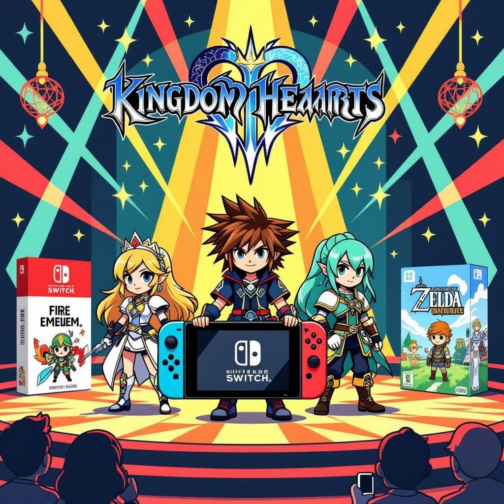 Kingdom hearts iv and fire emblem headline tonight's switch 2 showcase