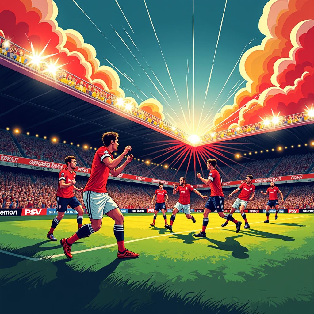 psv slaat terug in nijmegen na spectaculaire eerste helft