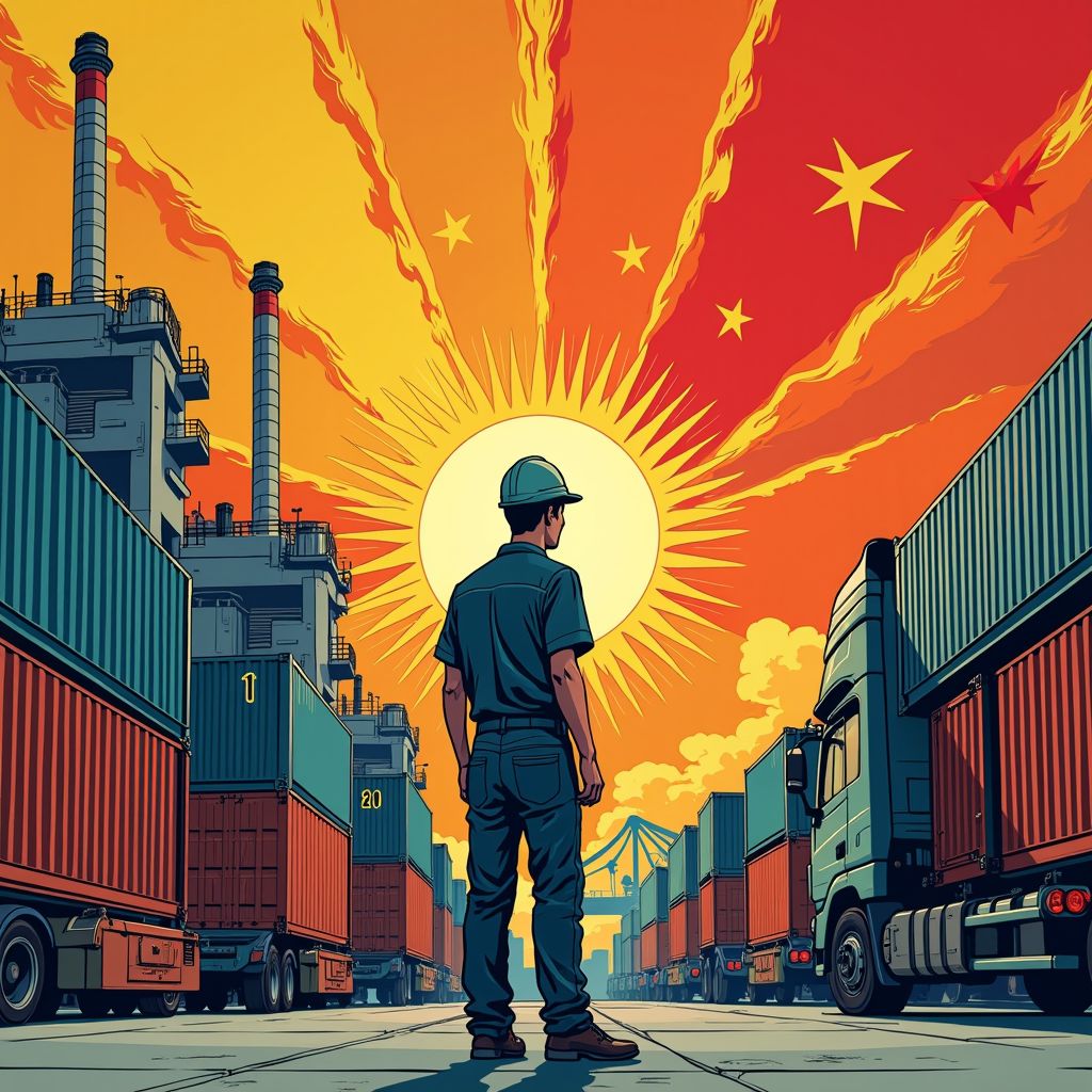 china's exportmachine houdt stand onder druk van trump