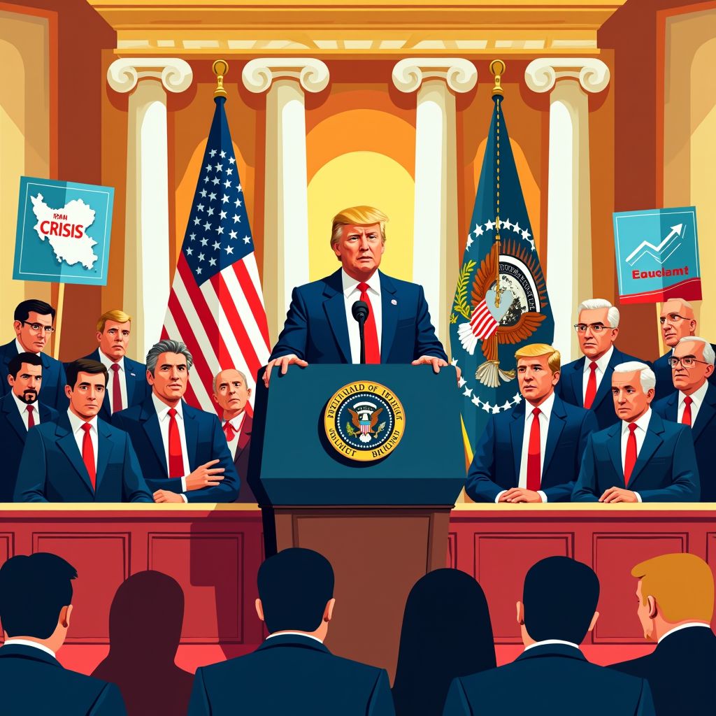 trump gebruikt state of the union om kracht te tonen na reeks tegenslagen