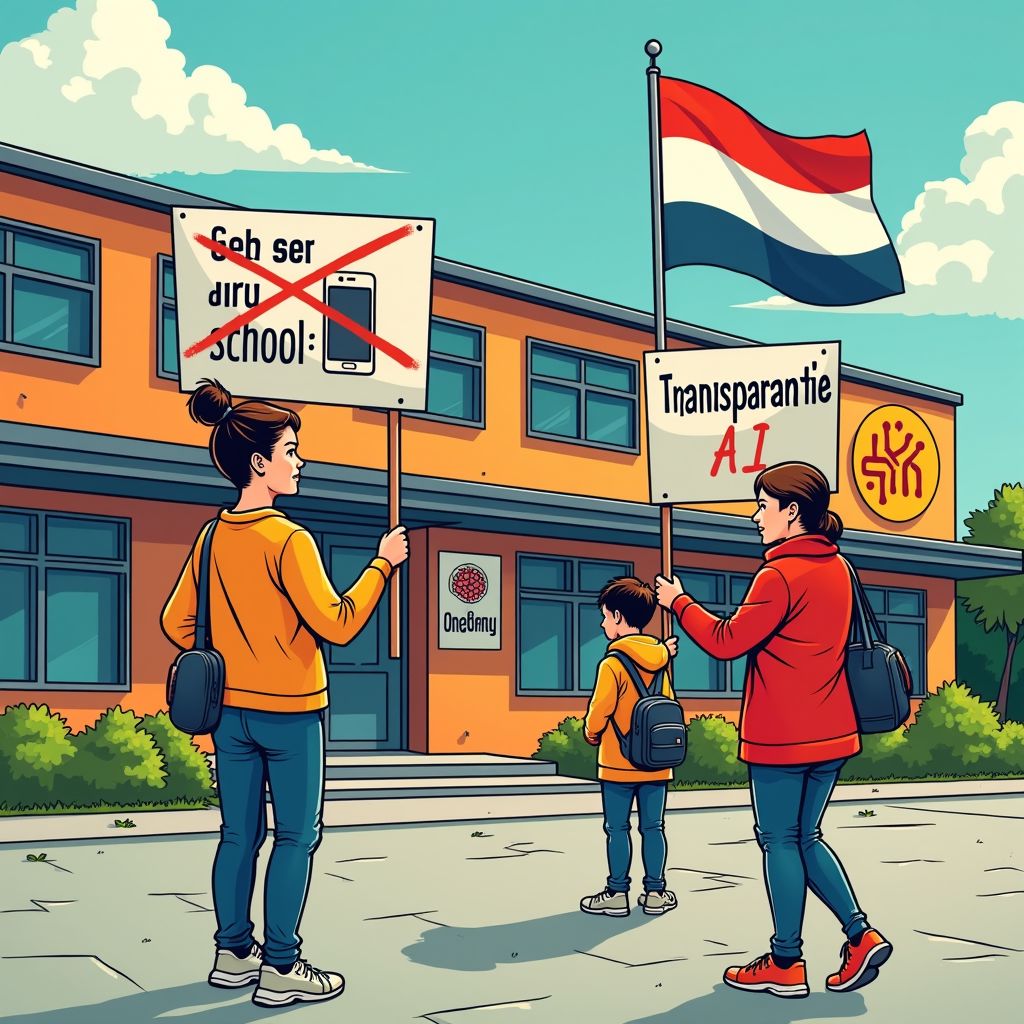 ouders willen nul smartphones op school en duidelijkheid over ai