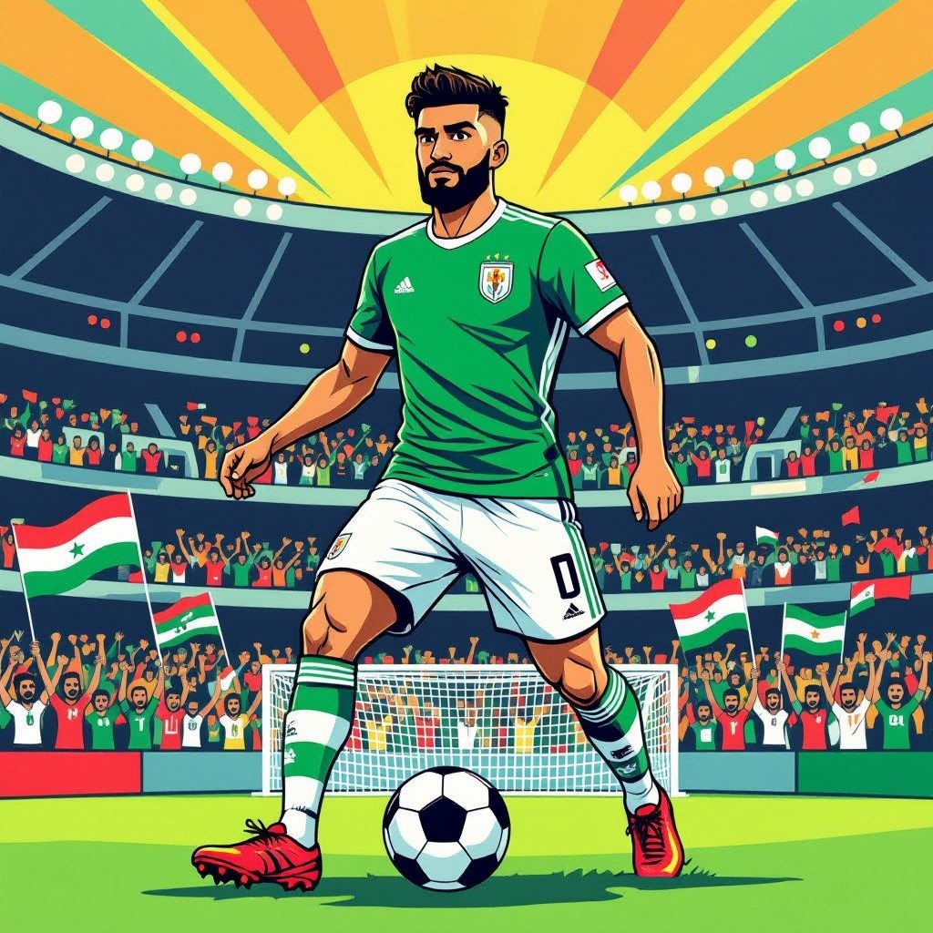 a man, two flags, and a world cup debut
