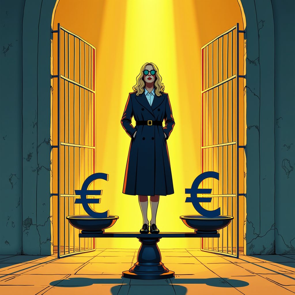 Le Pen in balans tussen cel en macht