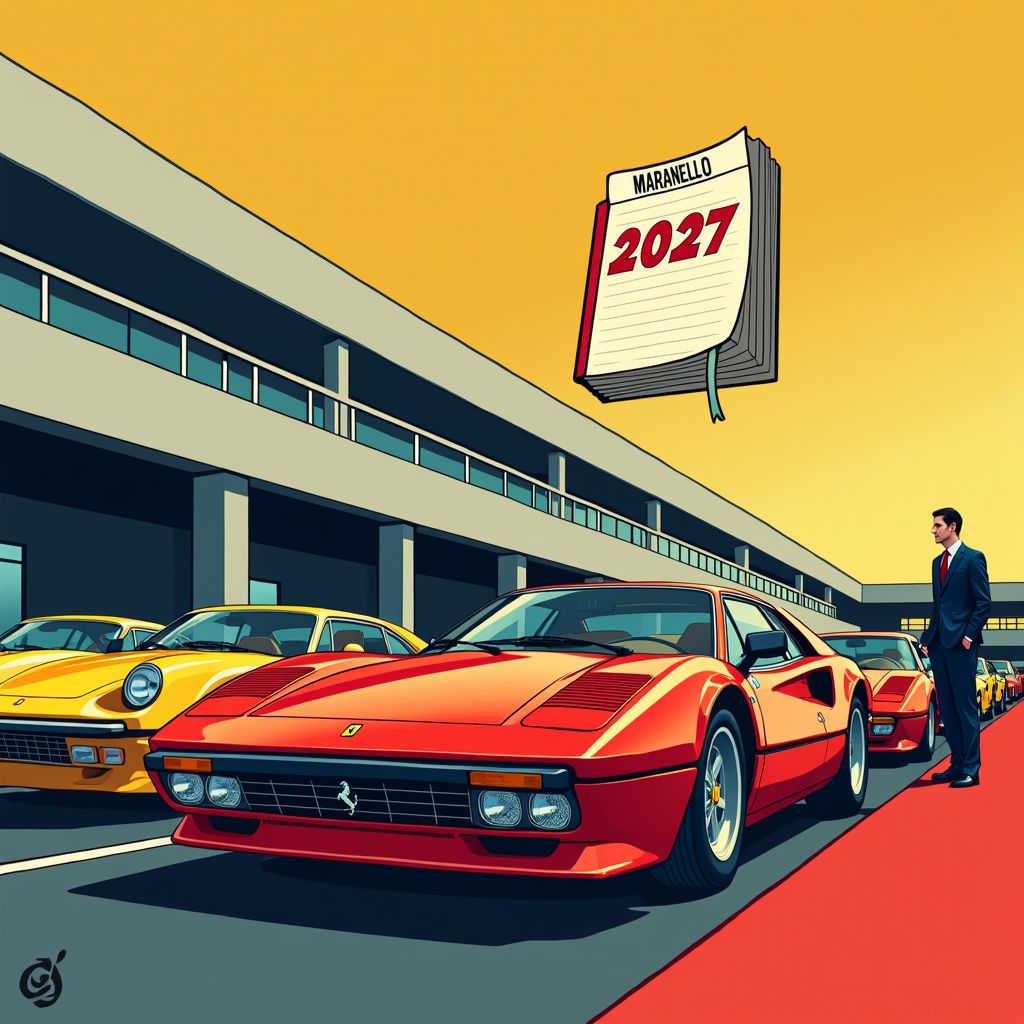 Ferrari's succes blijft rollen met volle orderboek tot 2027