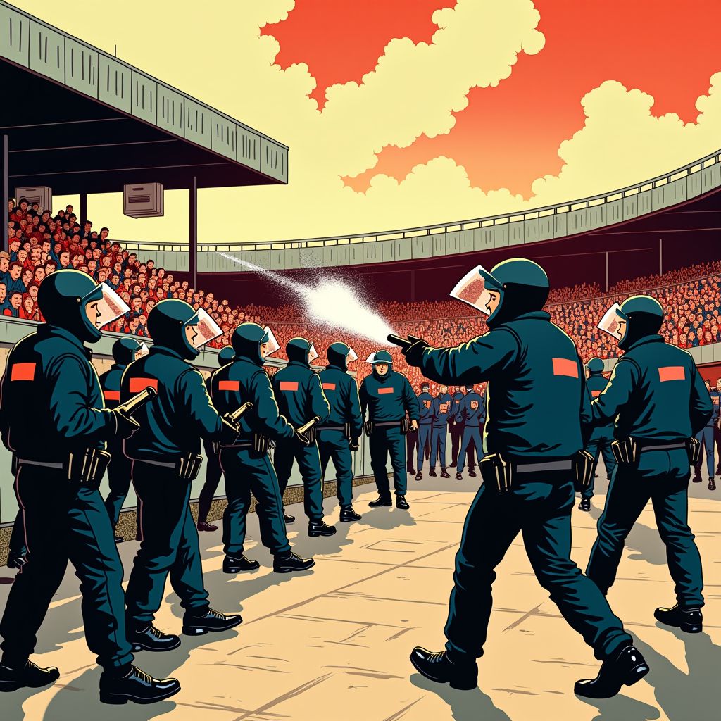 hardhandig optreden politie tegen feyenoord-fans roept vragen op