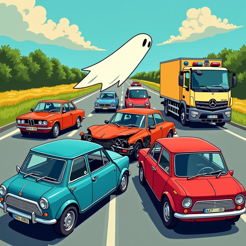 spookrijder op a67 bij maasbree veroorzaakt kettingbotsing