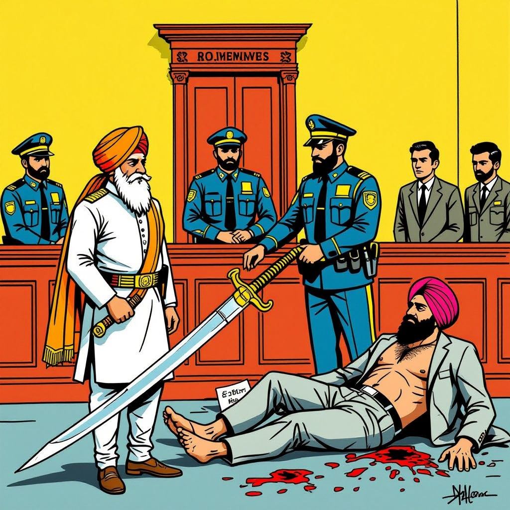 Levenslange celstraf na moord met ceremoniële sikh-knis