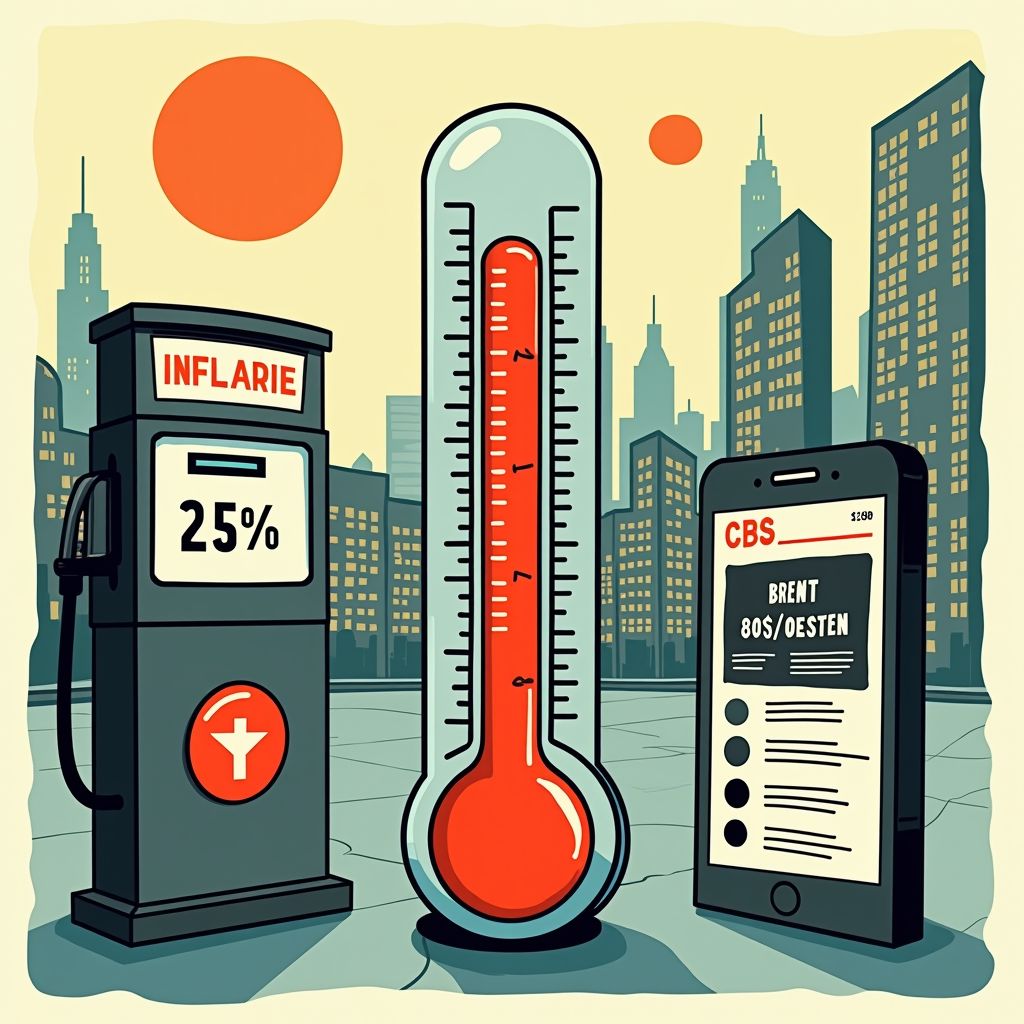 inflatie stabiel op 2,4 procent maar olieprijzen geven reden tot zorg