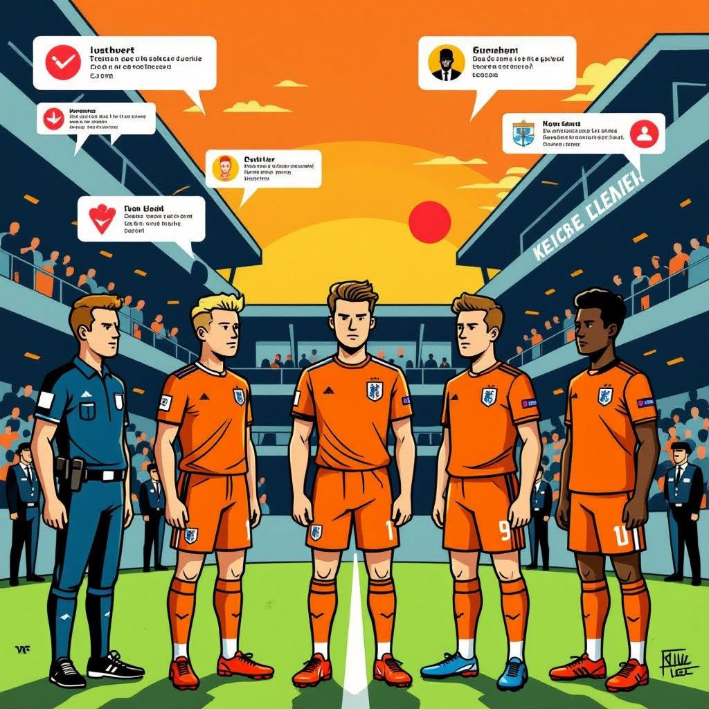 knvb meldt racistische online-aanvallen op Oranje na gemiste penalties