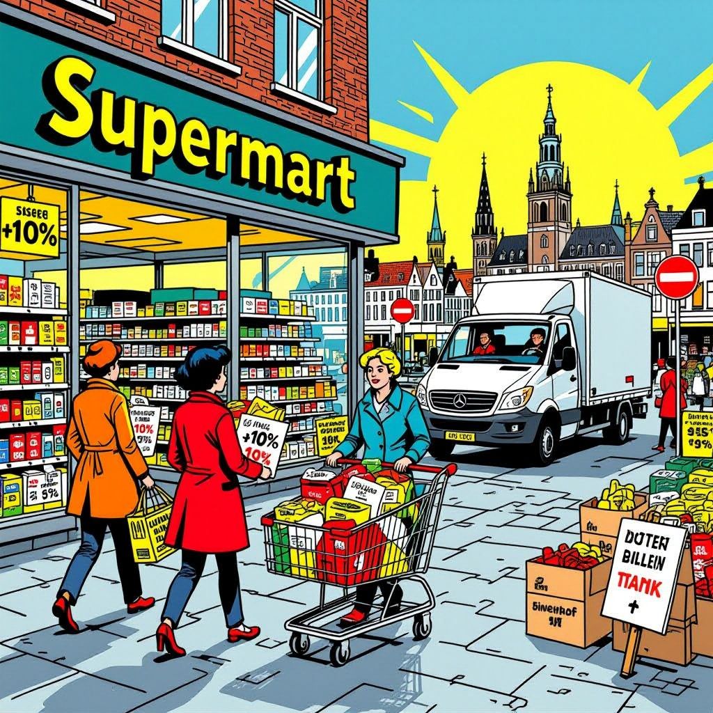 consumenten: tot 10% duurder boodschappen door stapeling van maatregelen