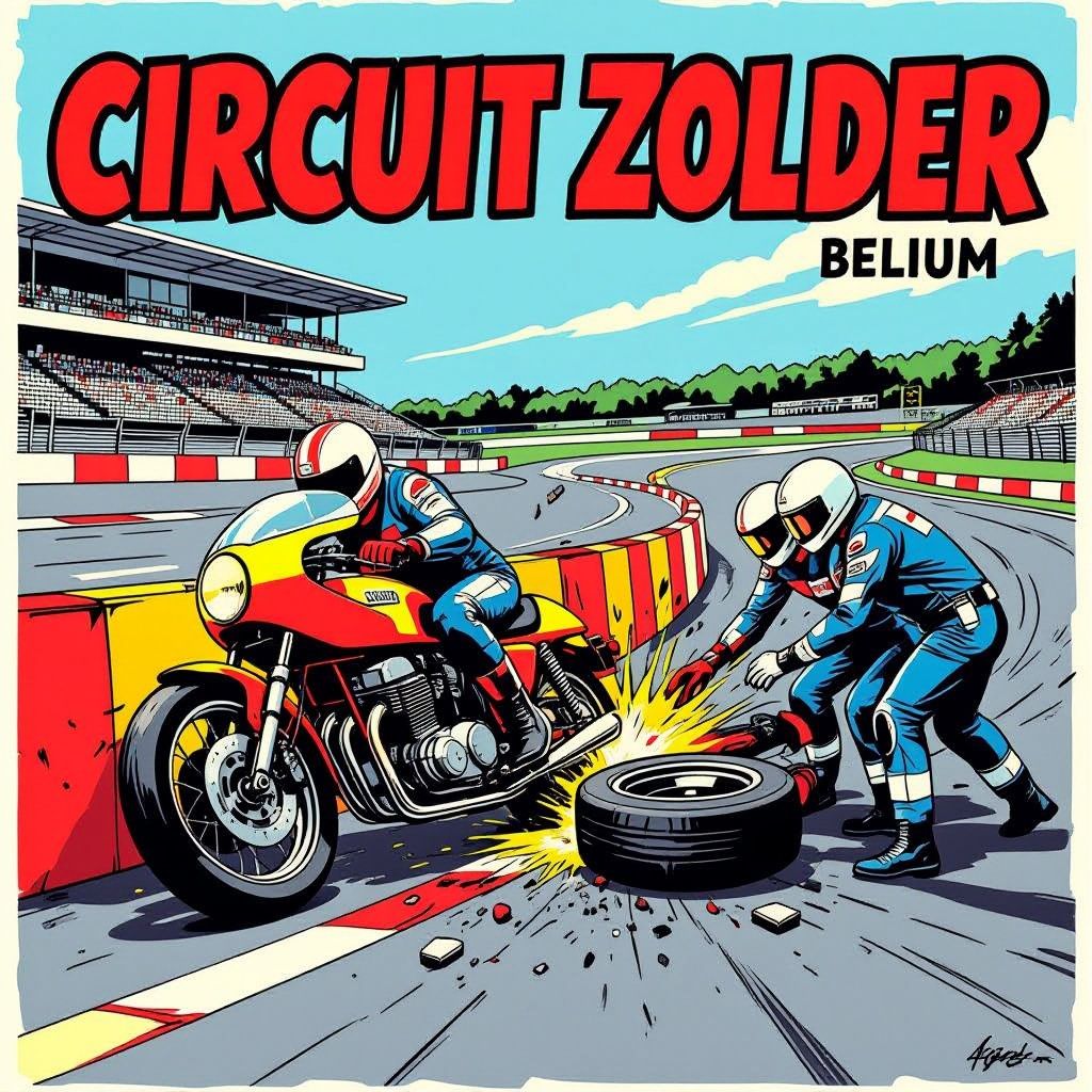 dodelijk ongeval op circuit van zolder tijdens vrije rijdag