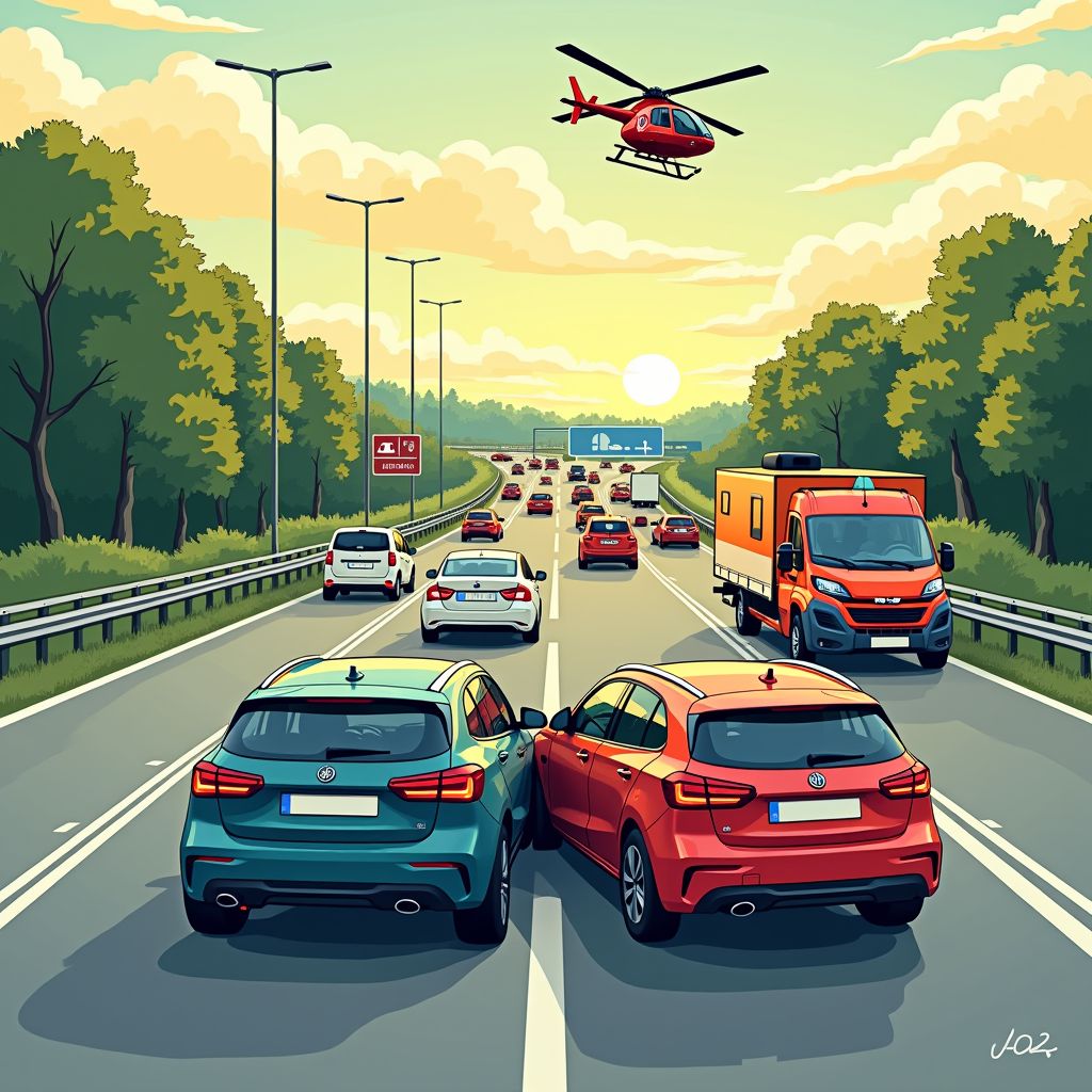 ernstig ongeluk op de a4 bij roelofarendsveen zorgt voor chaos in de ochtendspits