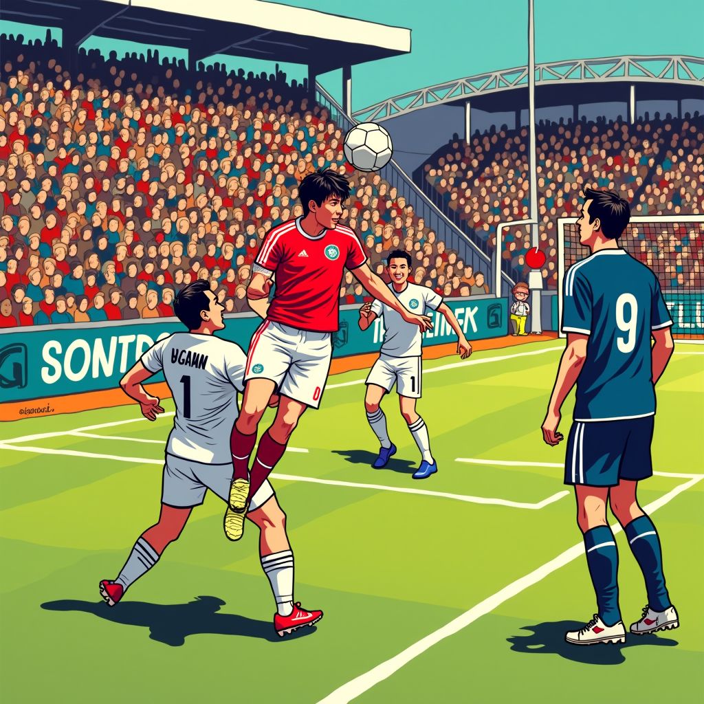 ogawa redt nec met kopbal na invalbeurt