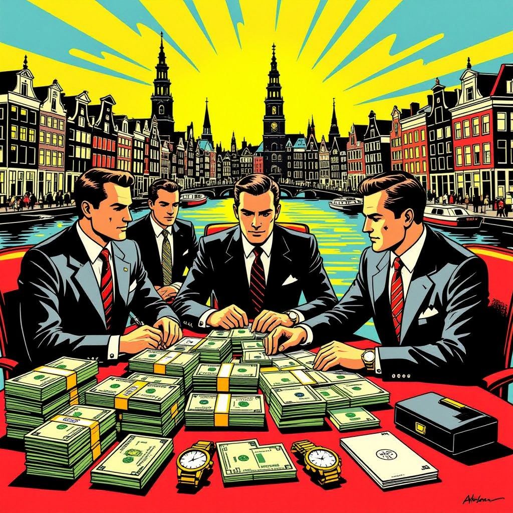 duizenden euro's in cash, horloges en passen: grootste witwaszaak ooit in amsterdam