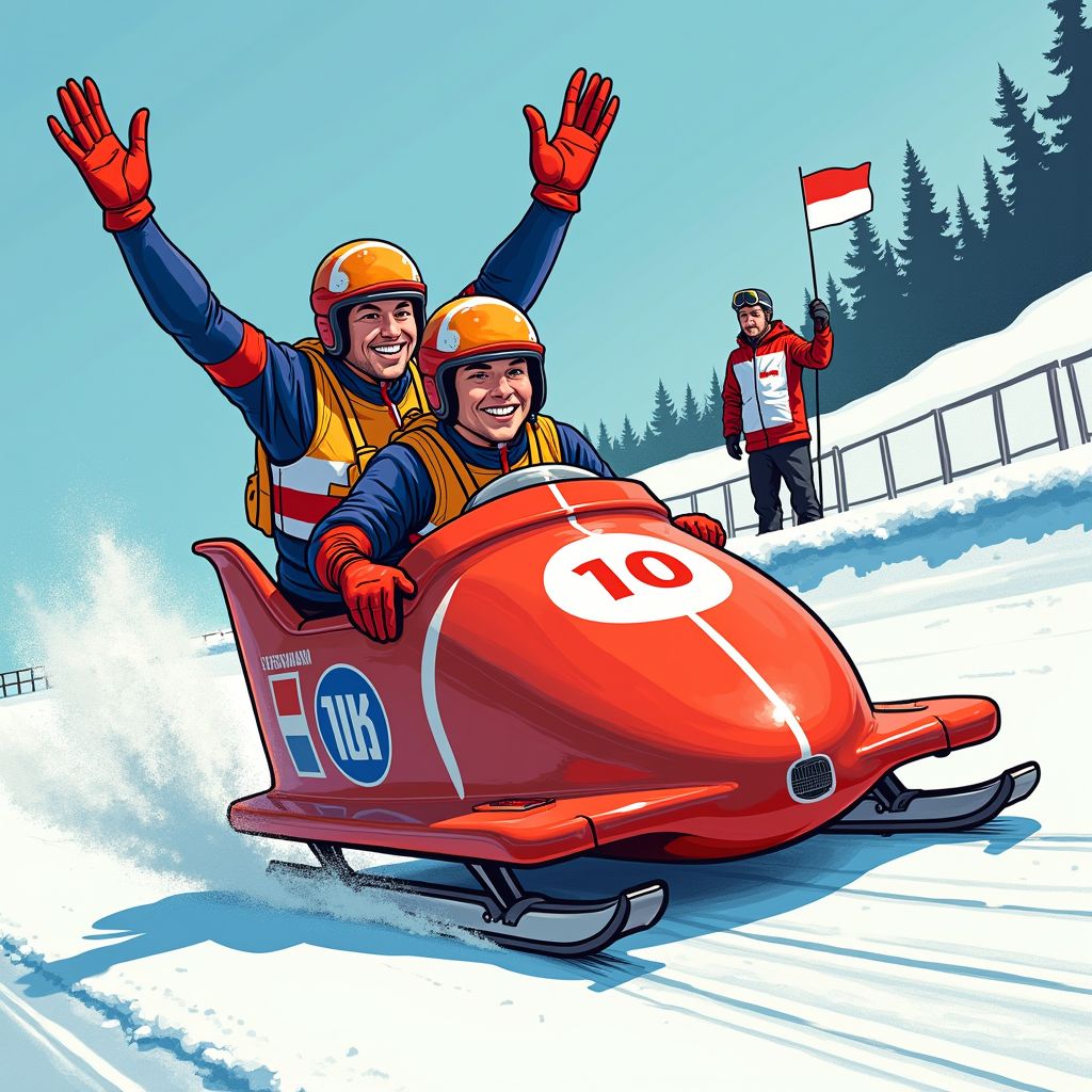 nederlandse bobsleeërs halen historische tiende plaats met geleende slee