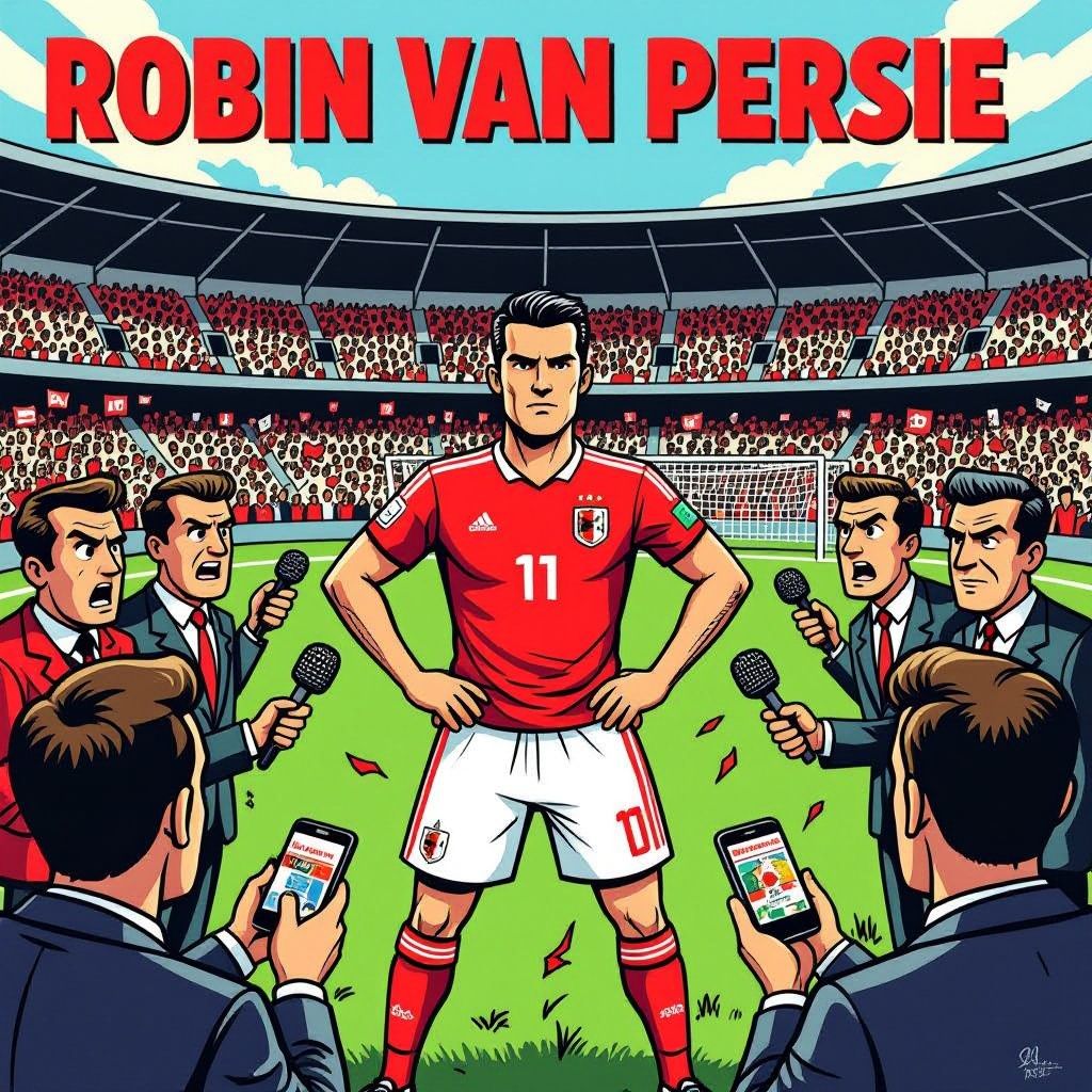 Van Persie onder vuur na Feyenoord-ondergang