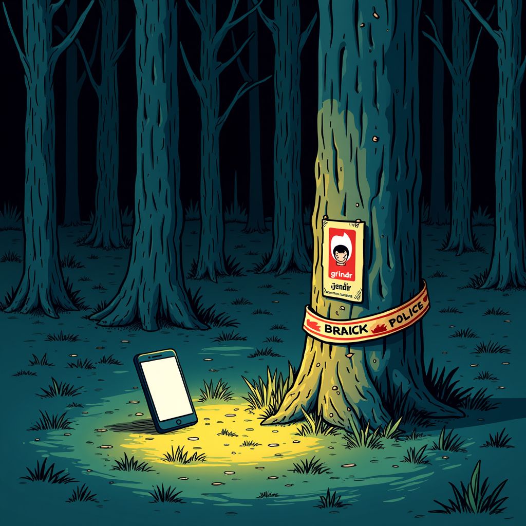 vermist na grindr-afspraak in het bos