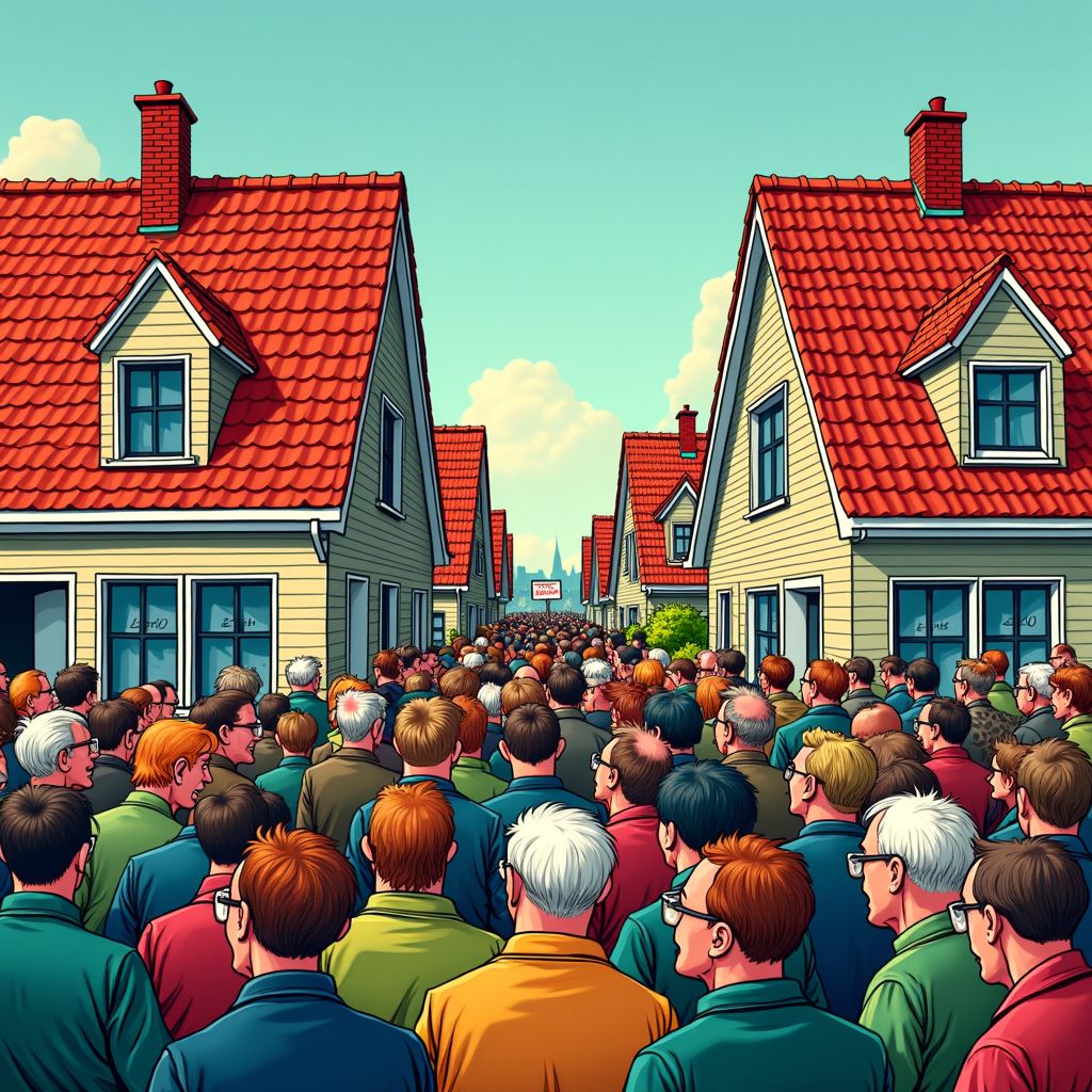 woningmarkt in noord-holland en zeeland hapt door op top-tien meest gespannen gemeenten