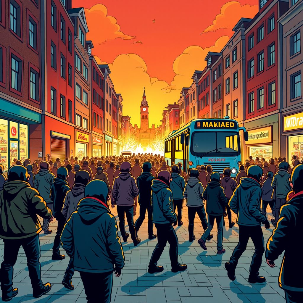 nieuwe beelden tonen chaos tijdens rellen op malieveld