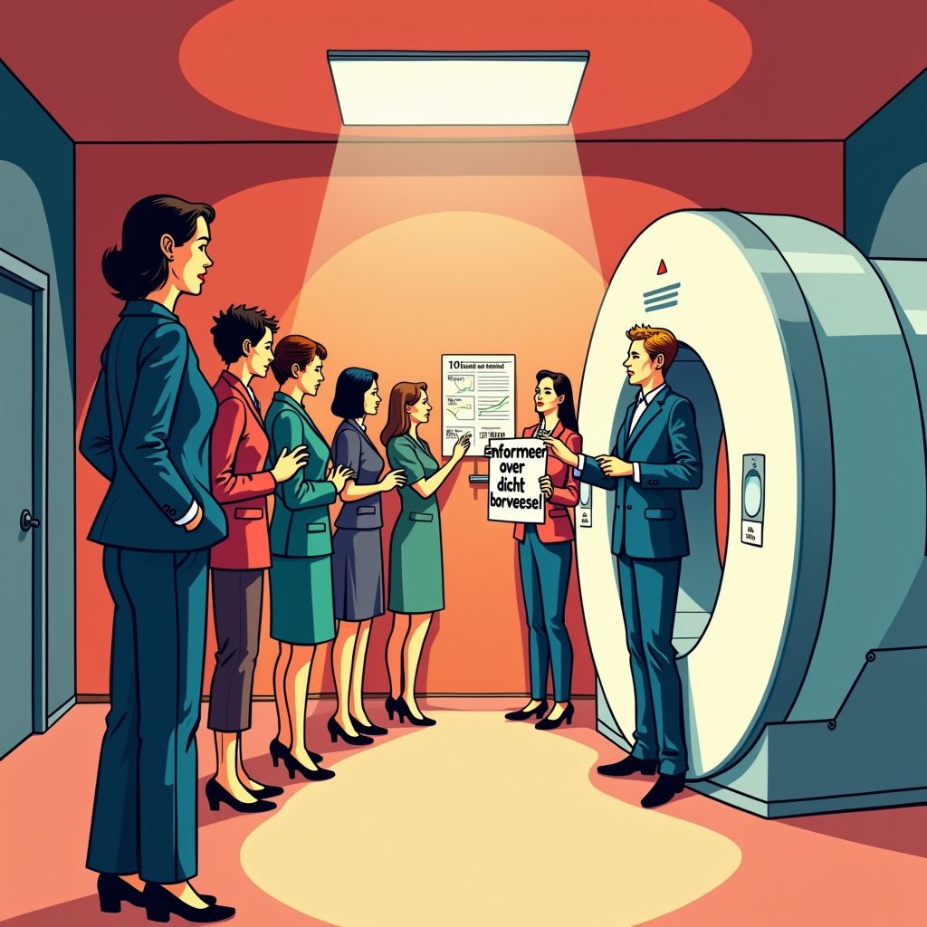 vrouwen mogen niet weten of ze dicht borstweefsel hebben, zegt minister