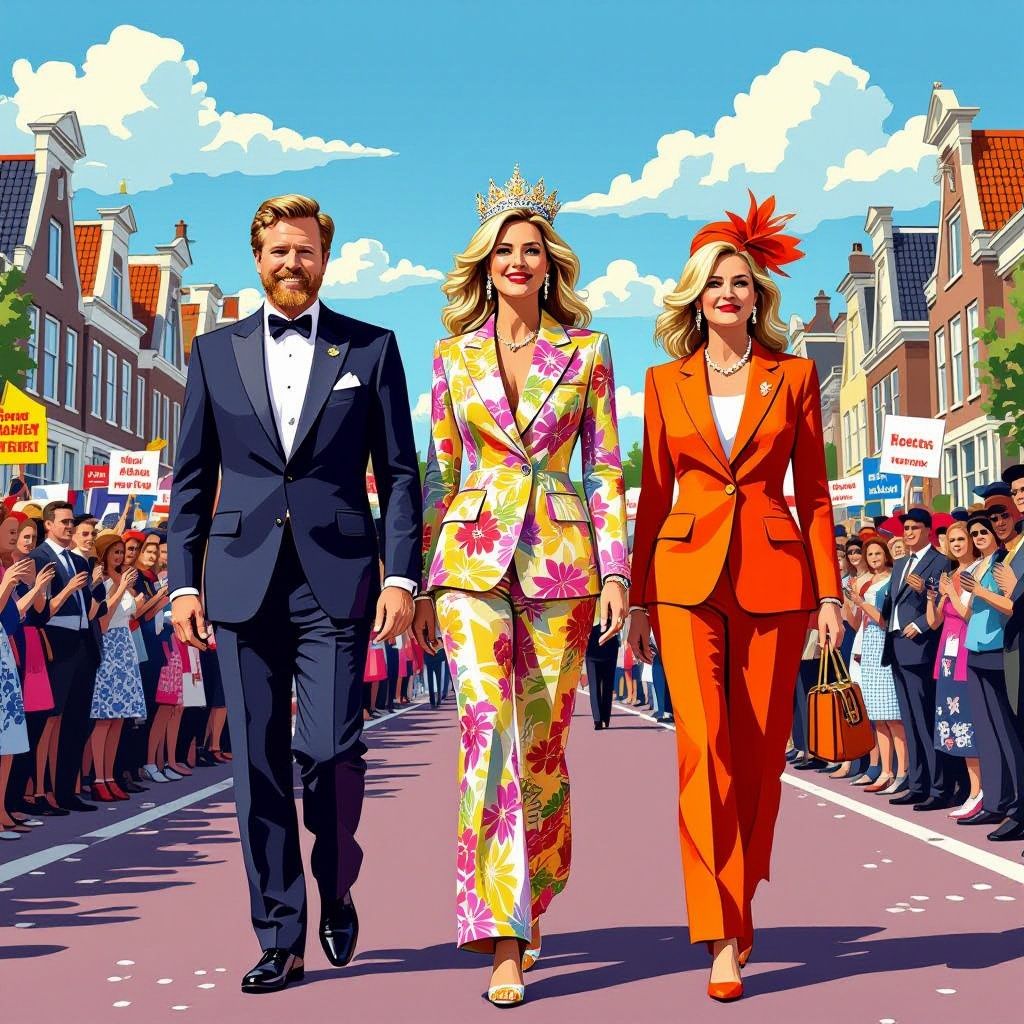 Koninklijk bezoek treft Dokkum: glans, spanning en Fries in hart