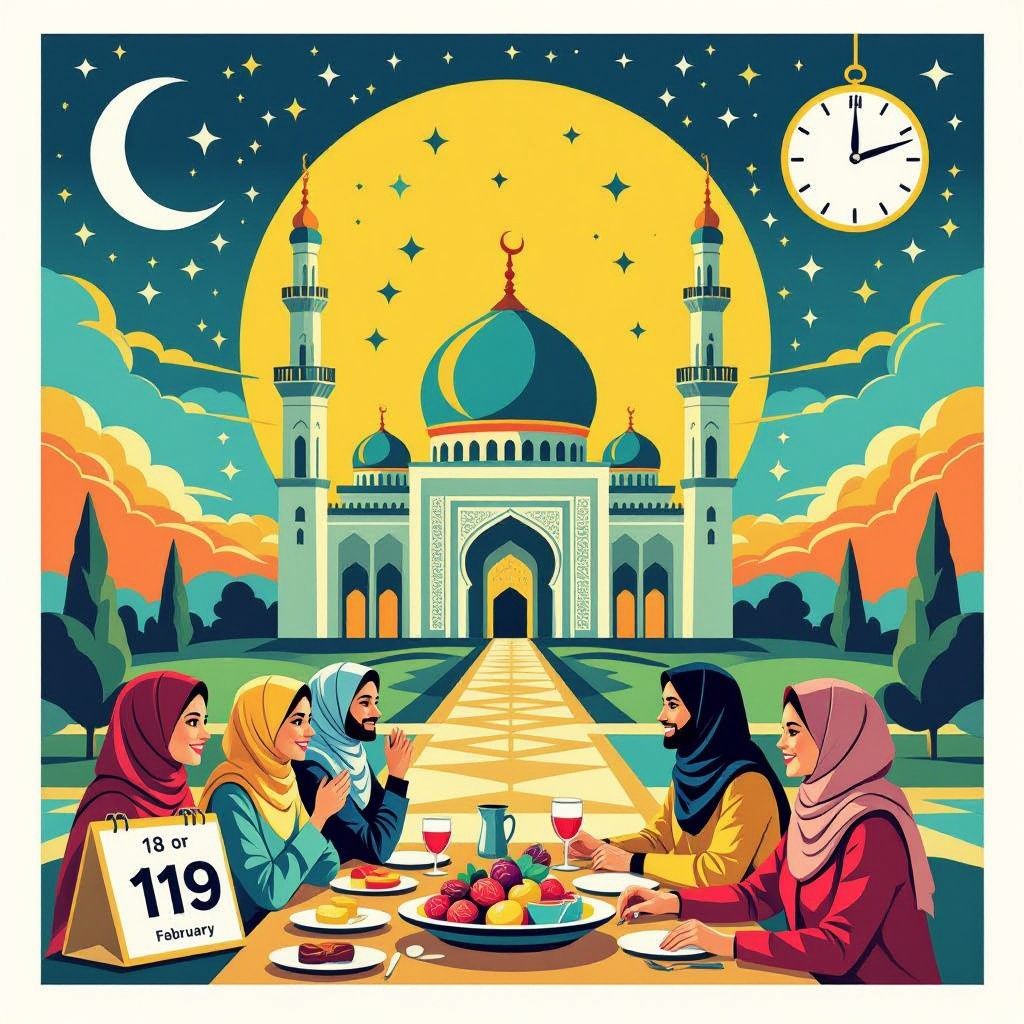 ramadan begint vandaag: maan zal bepalen of vasten op 18 of 19 februari start