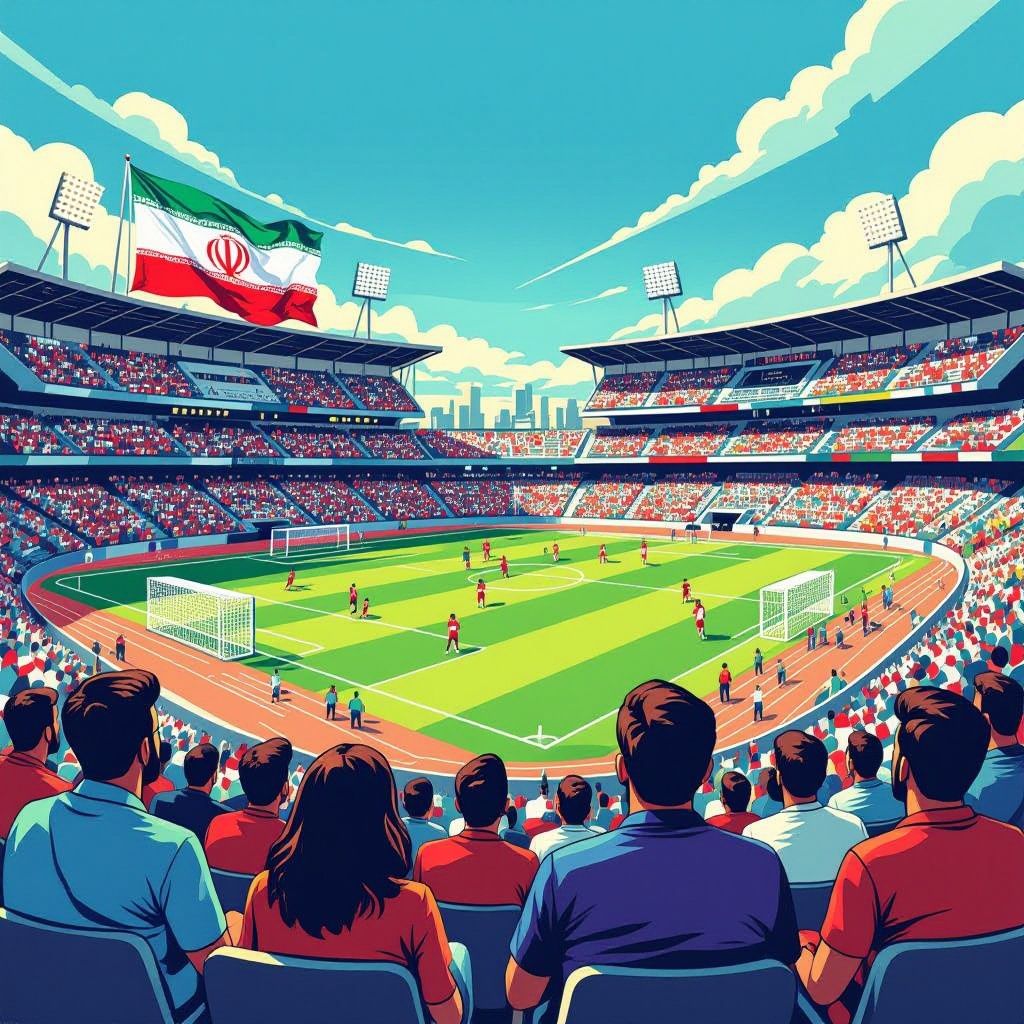 iranse fans buitengesloten van wk-games terwijl geopolitieke spanningen escaleren