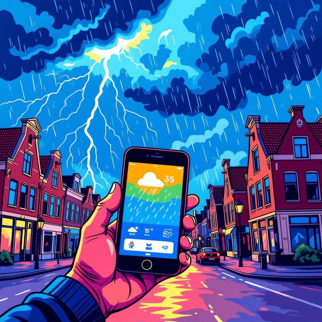 waarom je weerapp je vandaag nog teleurstelt bij onweer
