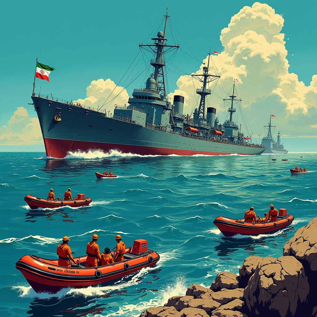 submarijn-aanval op iraanse schip bij colombo; 101 vermist