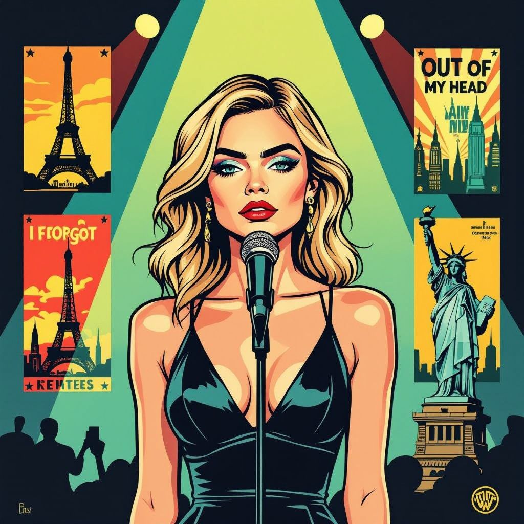 cara delevingne treedt voor het eerst solo op: nieuwe nummers en Europese en Amerikaanse data in juni