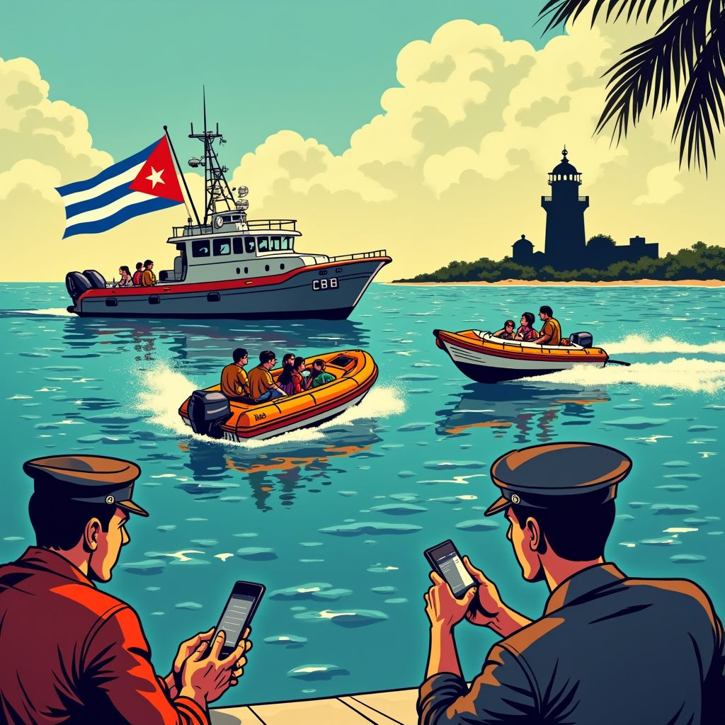 vuur uit de golf: cubaanse kustwacht schiet vijfde confrontatie dood in zee