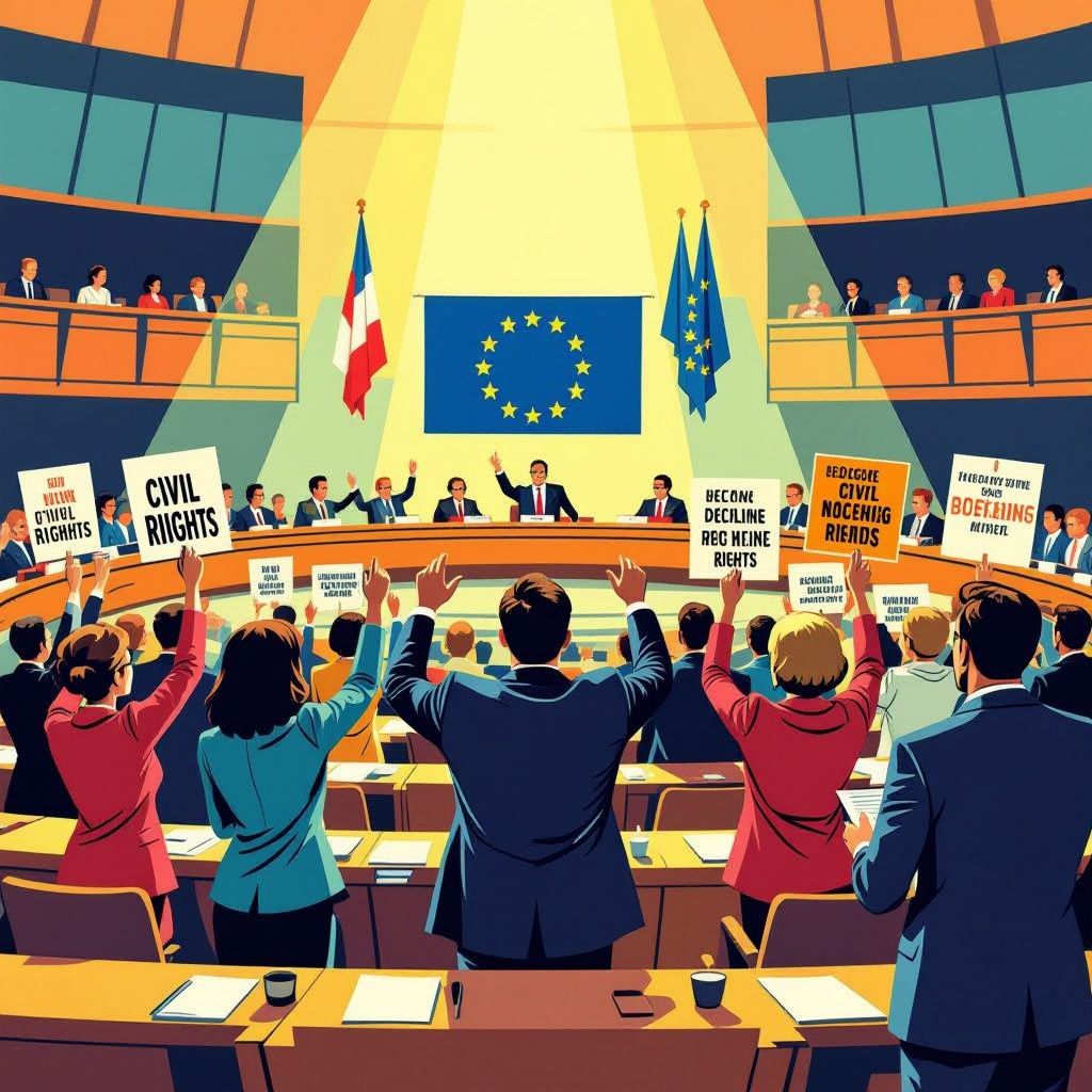 Europese parlementairen maken zich zorgen over afname van grondrechten