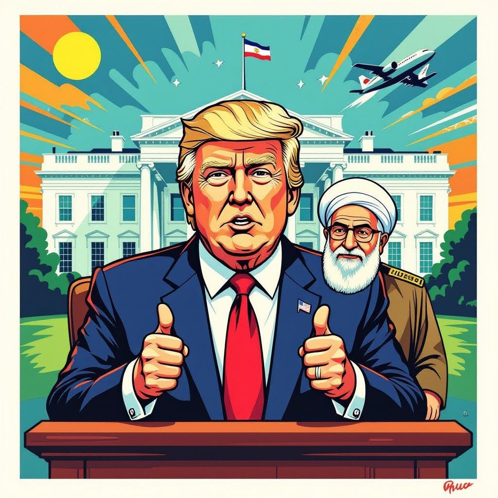 trump meldt doorbraak met iran over nucleaire wapens tijdens stijgende spanningen