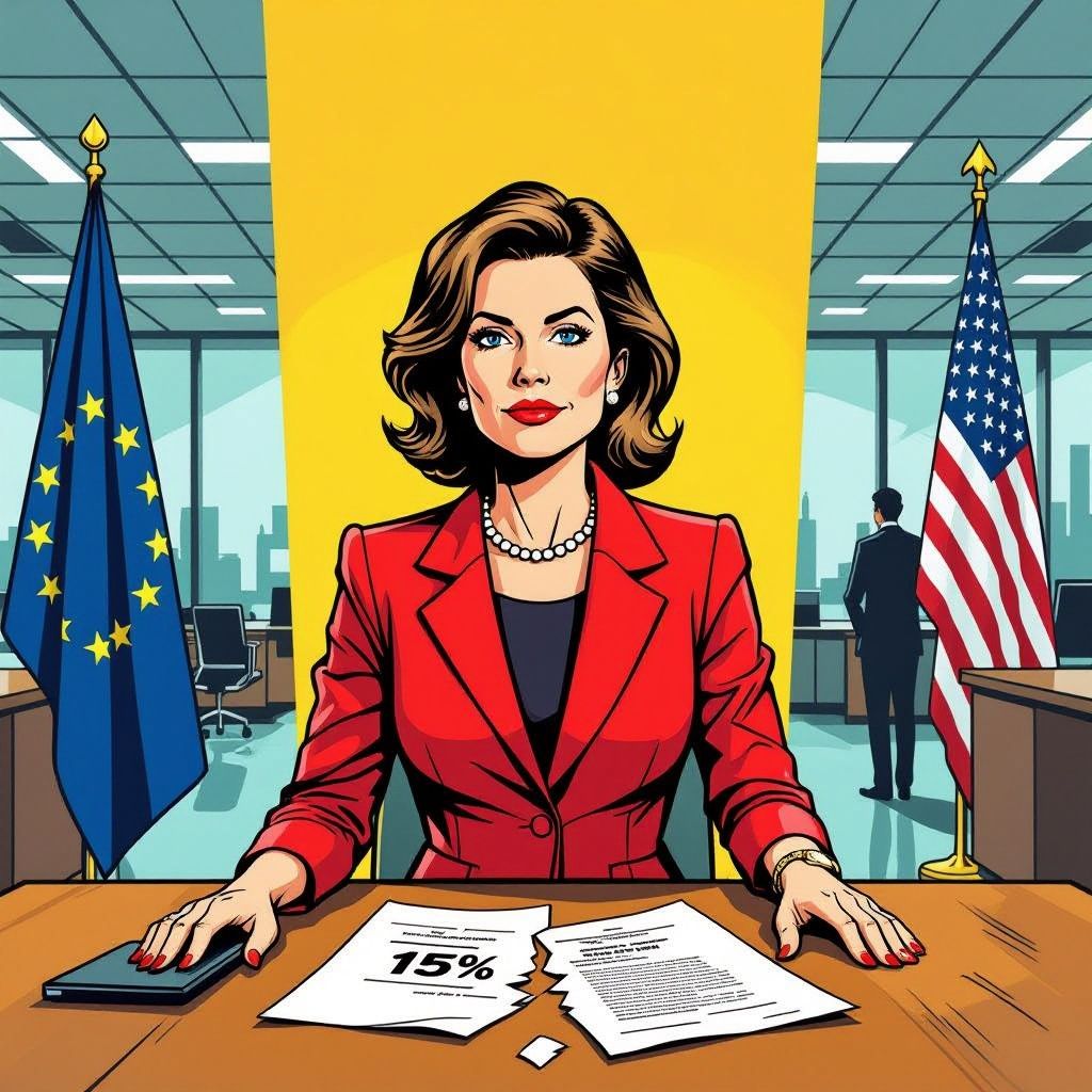 hoofd van eu-handel treedt terug na strijd over amerikaanse deal