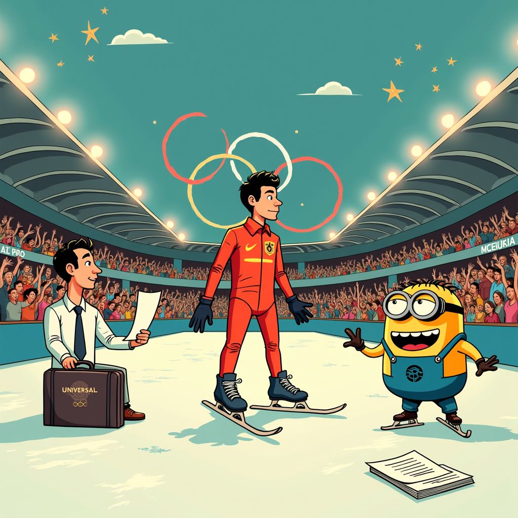 olympische comeback voor minions-muziek? Spaanse schaatser krijgt groen licht