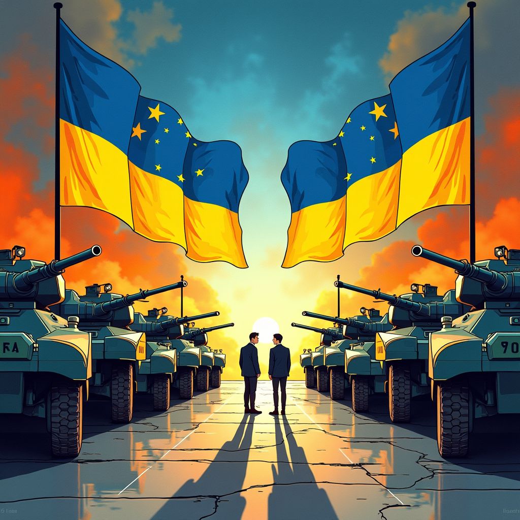 eu zet koers naar grotere defensiecoöperatie met oekraïne als kern