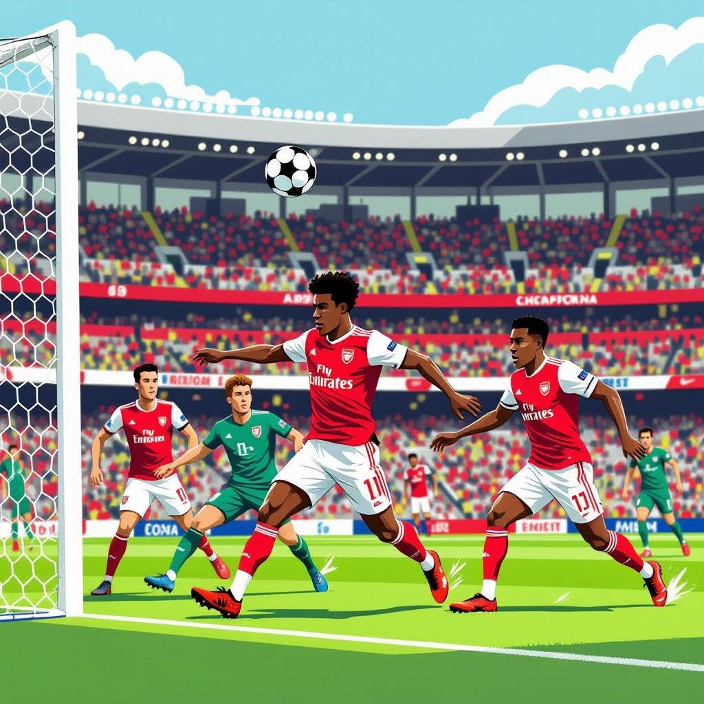 arsenal doors naar halve finale ondanks lege stands