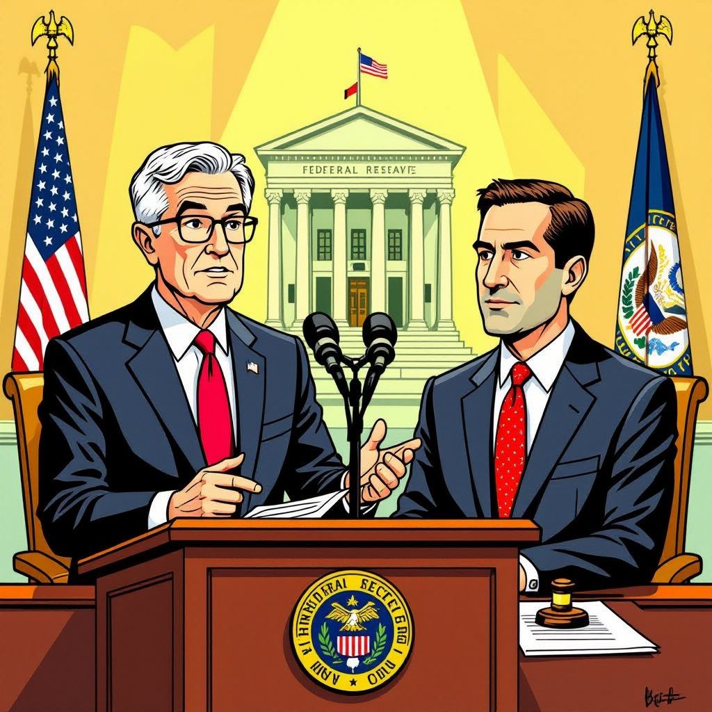 powell's final act: rates held as warsh looms