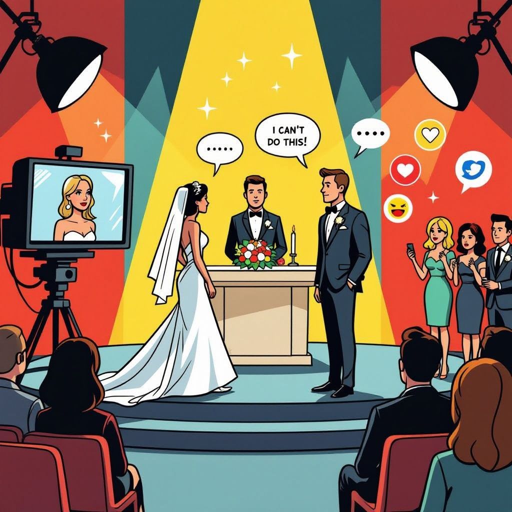 bruid zegt nee bij altaar: kijkers woedend, rob krijgt bijval