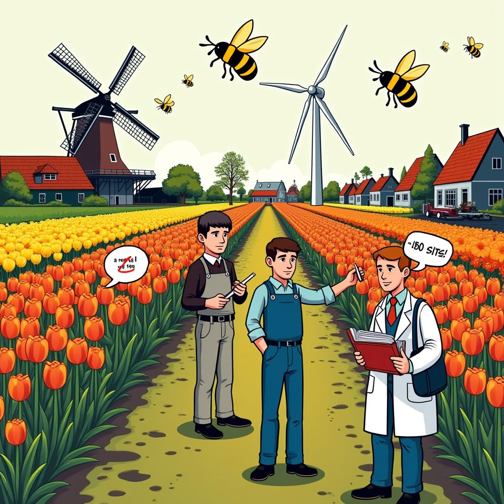 bijen en zweefvliegen halveren of verdwijnen — nederland moet rigoreus ingrijpen