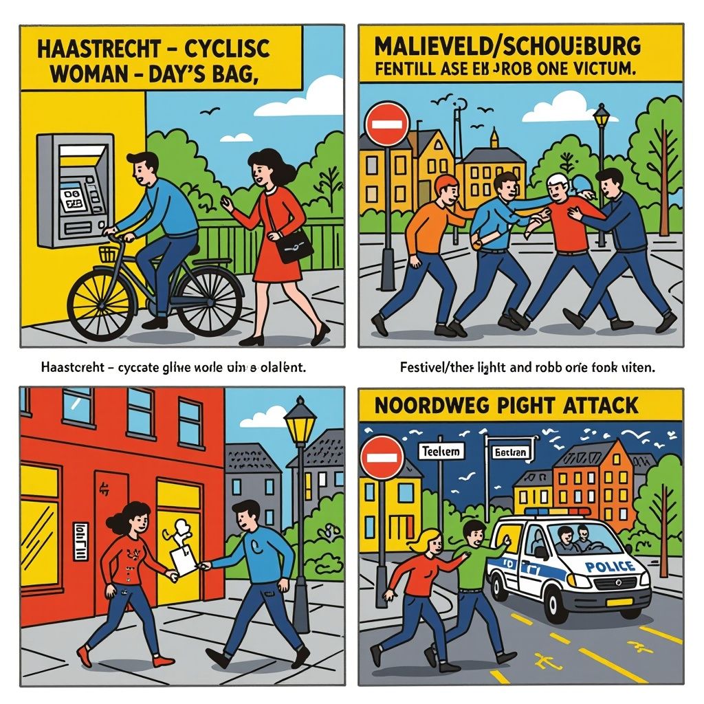 drie zaken, één oproep: herken de daders van diefstal, mishandeling en straatroof