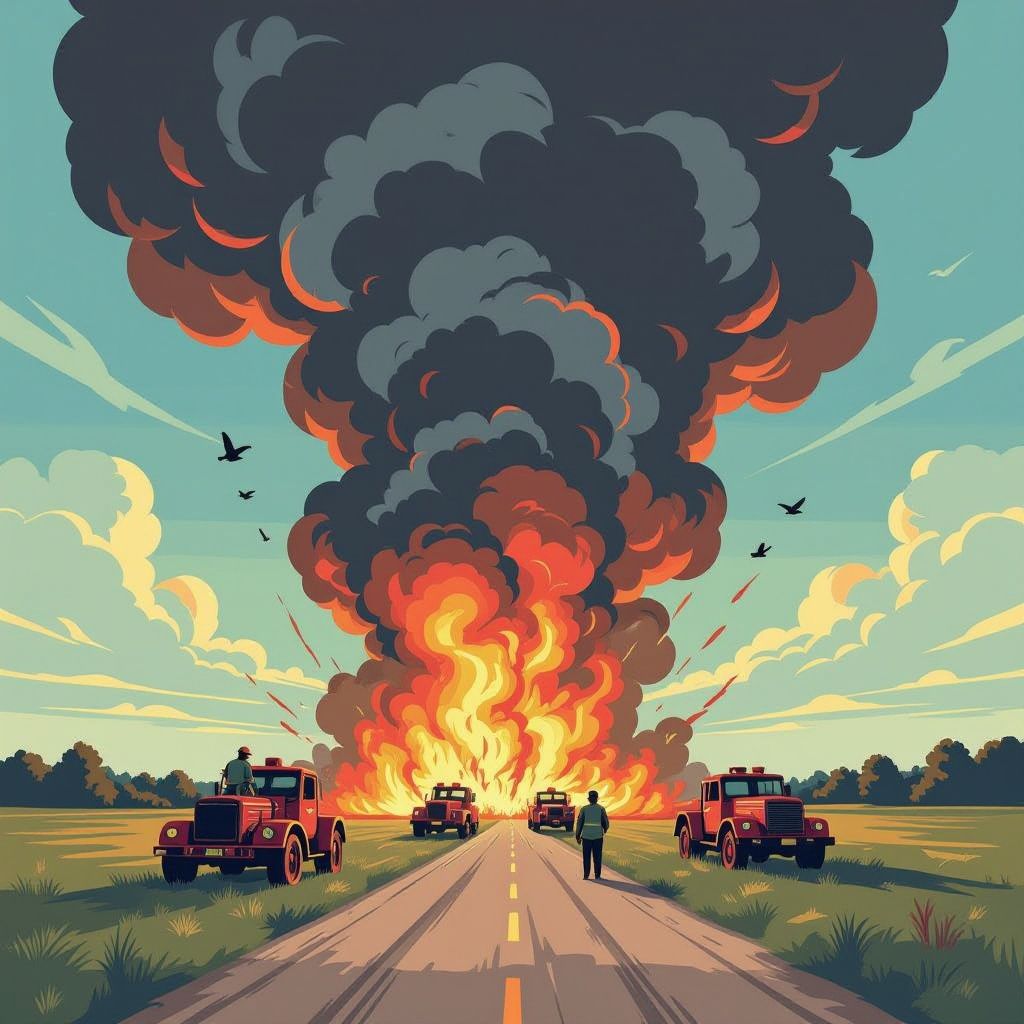 grote natuurbrand woedt op militair oefenterrein bij epe