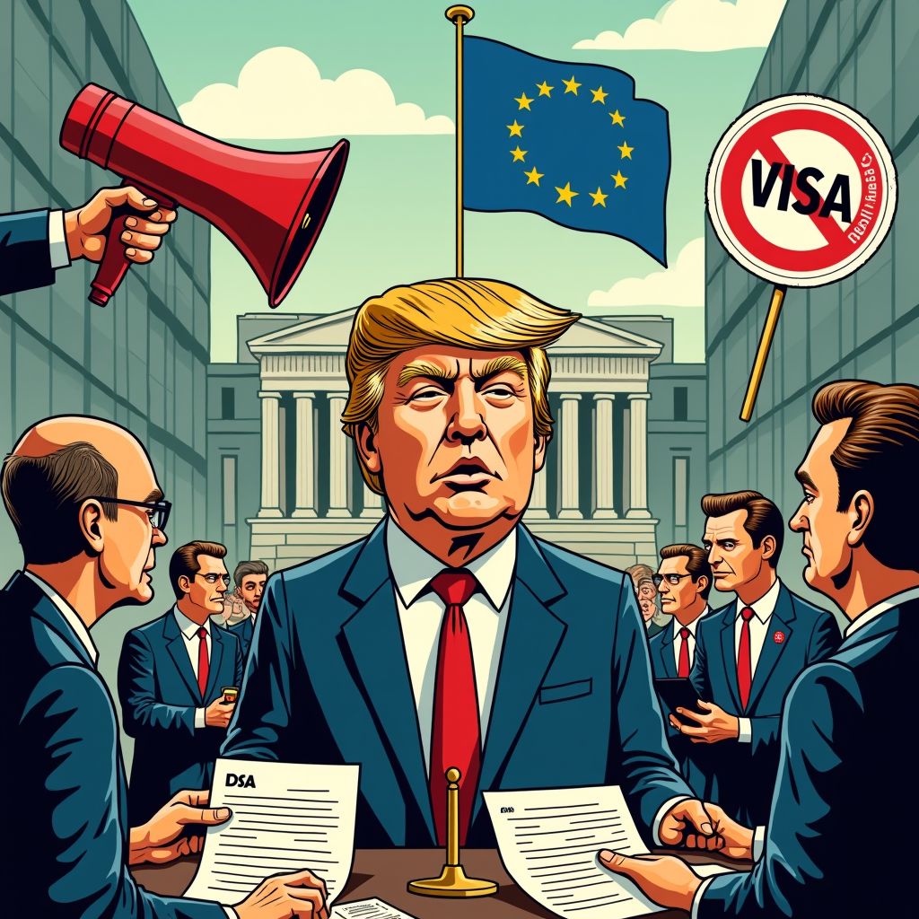 trump-netwerk voert campagne tegen Europese tech-waakhonden