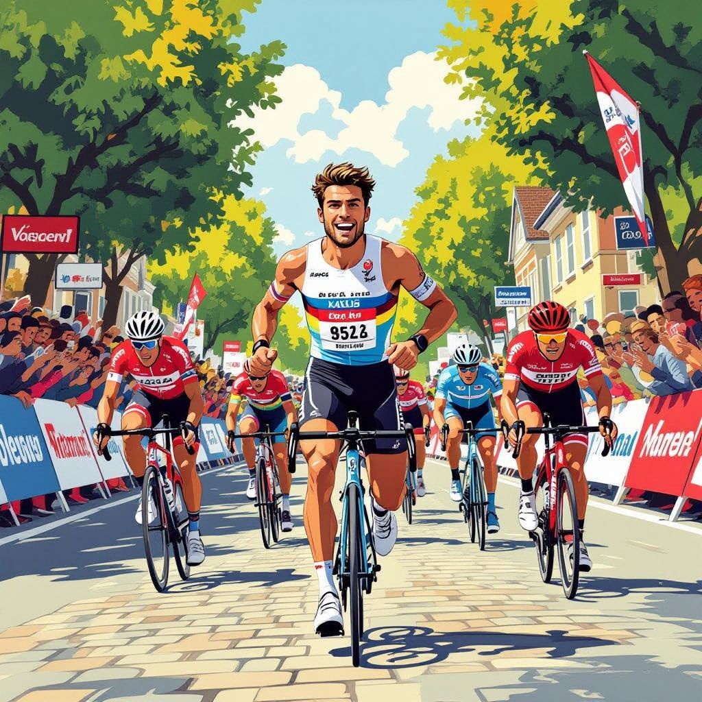 frans tienerwonder seixas sprint solo naar zege op muur van hoei