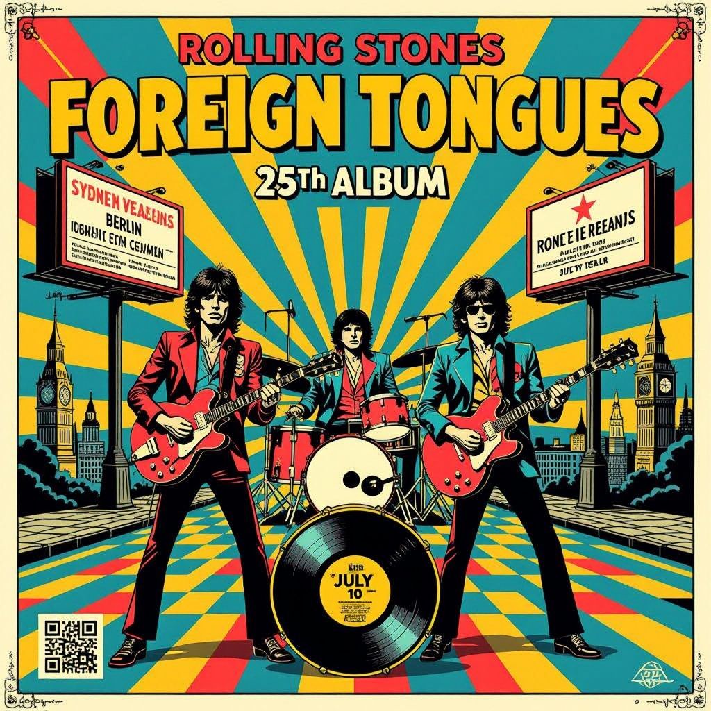 rolling stones unveil 'foreign tongues' era with cryptic global campaign