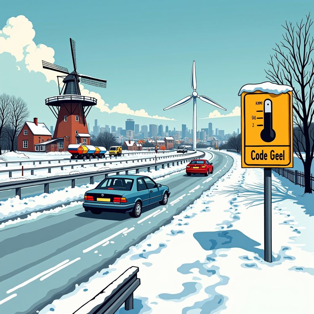 witte morgen nadert: code geel voor vijf provincies