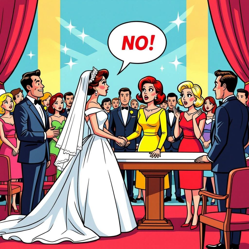 bruid zegt nee bij het altaar in married at first sight