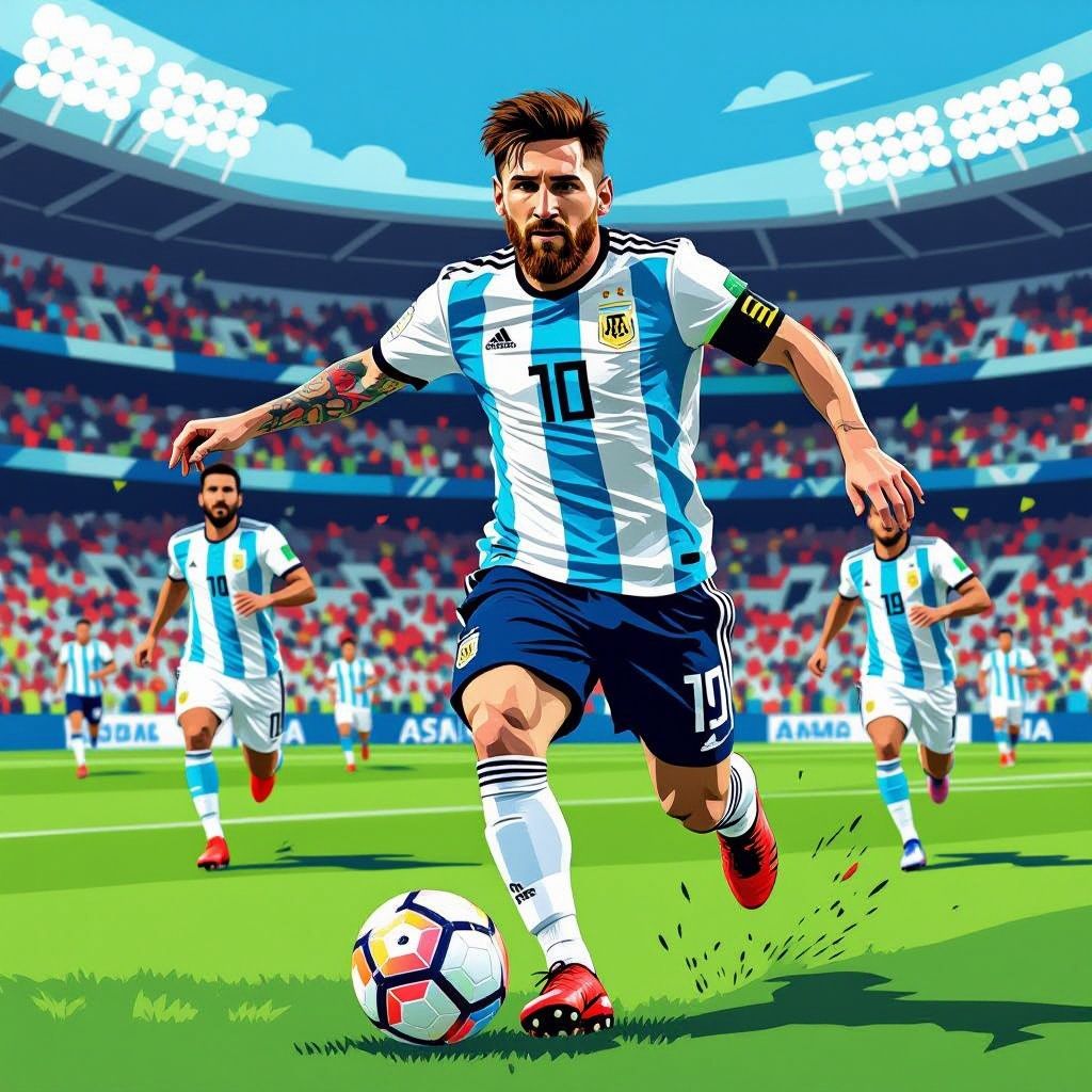 messi maakt geschiedenis met 200e interland tijdens wk-opener